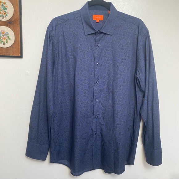 Tallia Baroque Button Up Shirt - Picture 7 of 12